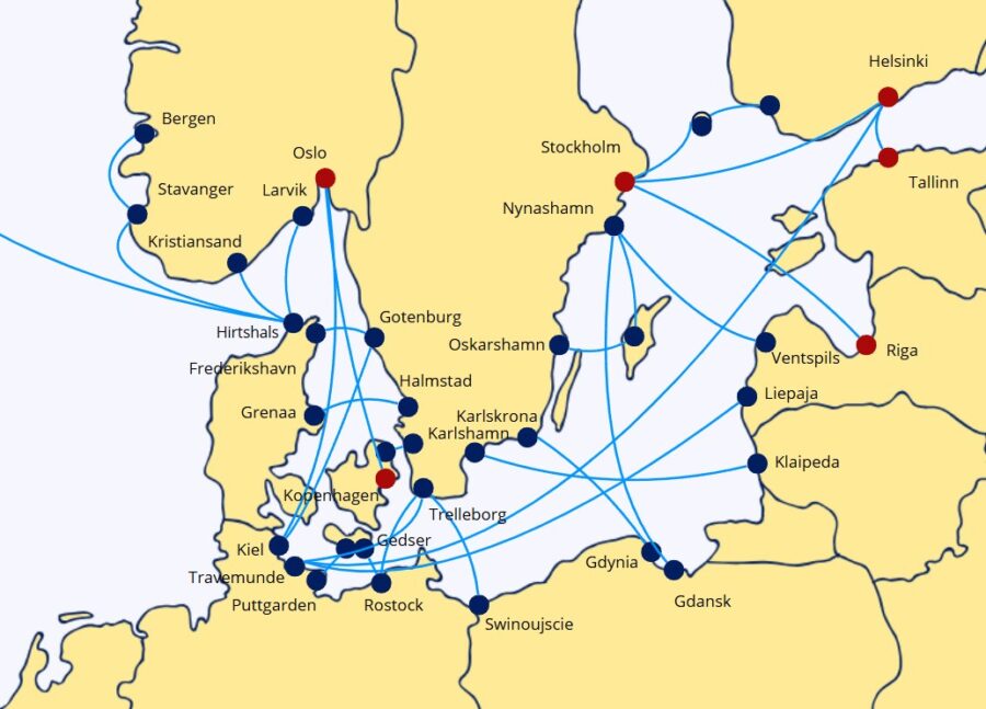 Met de Boot naar Zweden vanuit Nederland